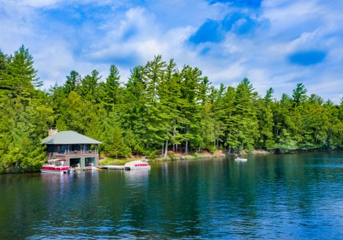 Camp Iroquois boathouse